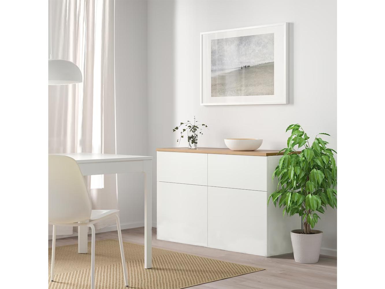 Комод Беста 115 white ИКЕА (IKEA) изображение товара