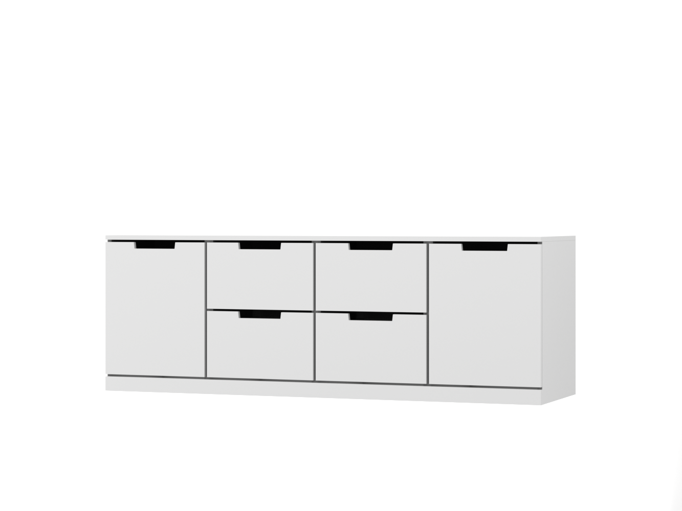 Комод Нордли 36 white ИКЕА (IKEA) изображение товара