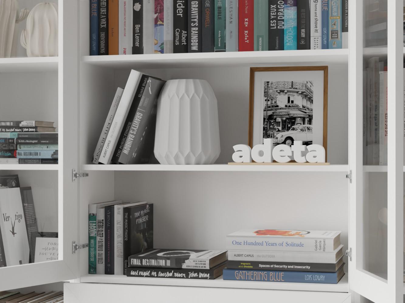 Книжный шкаф Билли 364 white ИКЕА (IKEA) изображение товара